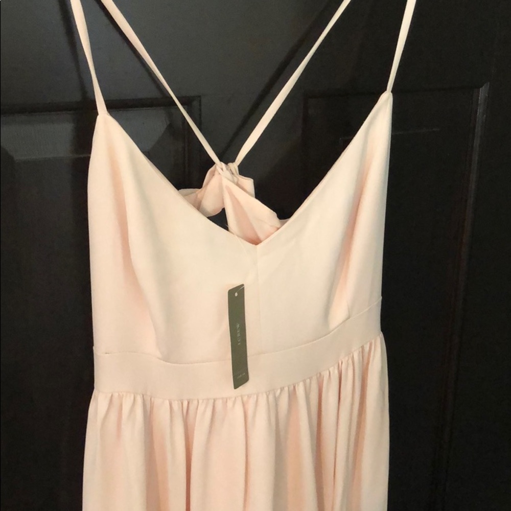 NWT J. Crew Blush Pink Formal Maxi Dress